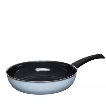 Сковорода эмалированная Riess 28 см Небесно-Голубой