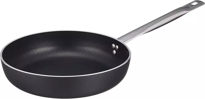 Сковорода Ballarini 75001-064 Serie 6000 Pro, высота 11,0 дюймов (28 см), совместима с индукционной печью, глубокая сковорода, фтористое покрытие, сделано в Италии, Black (Black 19-3911Tcx)