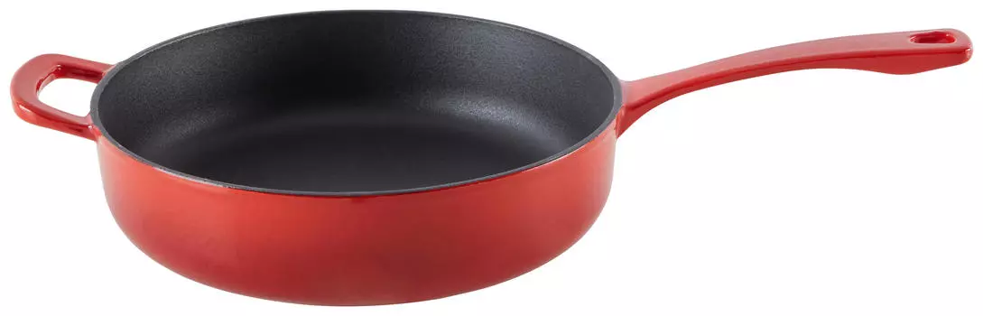 Сковорода beef & more эмаль Homeware Profession., красный/черный