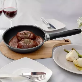 Сковорода Bestco MEYER ND-741, 7,9 дюйма (20 см), IH, газовая плита, серая, Gray