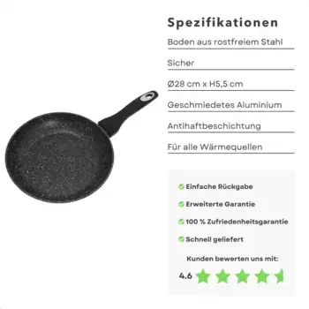 Сковорода Cheqo, черный