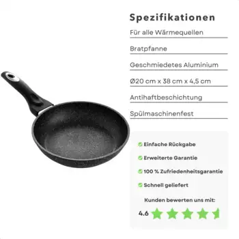 Сковорода Cheqo, серебряный