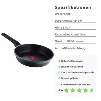 Сковорода Cheqo, серебряный