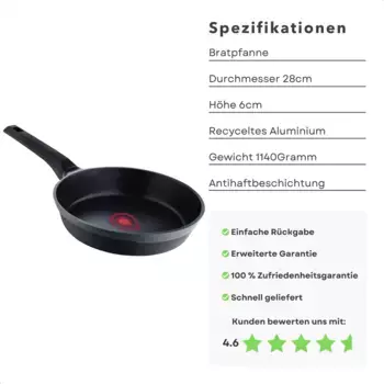 Сковорода Cheqo, серебряный