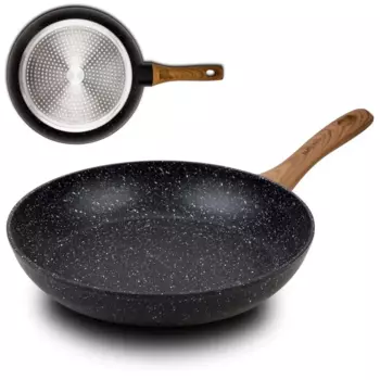 Сковорода диаметром 30 см изготовлена из алюминия, Nava