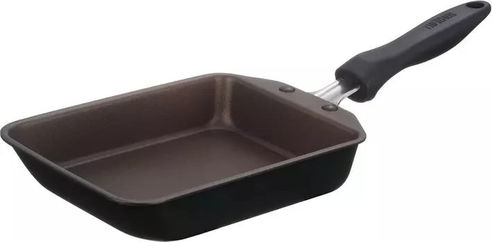 Сковорода для яиц Thermos Durable Series KFH-013E SMB, 5,1 дюйма (13 см), дымчато-черный, совместима с индукционной индукцией (эксклюзивно на Amazon.co.jp), Smoke Black (Amazon.Co.Jp Exclusive)