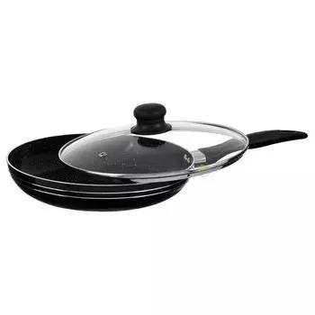 Сковорода EDENBERG индукционная EB 766 - 24см МРАМОР + крышка