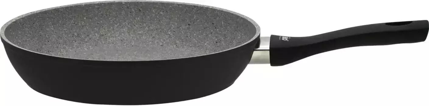Сковорода Elo "Basalt+", алюминий, 28 см, индукционная, включая защитную крышку 28 см + высота 6 см, черный