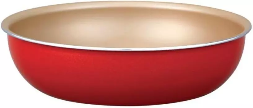 Сковорода Evercook Doshisha, 8,7 дюйма (22 см), индукционная, газовая, выбираемая серия, съемная ручка, съемная, красная, Red