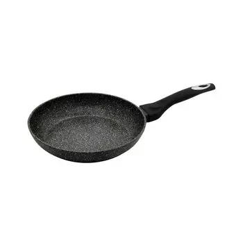 Сковорода гранитная Klausberg 28 см Marmo Gold KB7035, черный