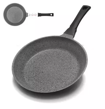 Сковорода гранитная Tiross 26см TS-1444 со съемной ручкой