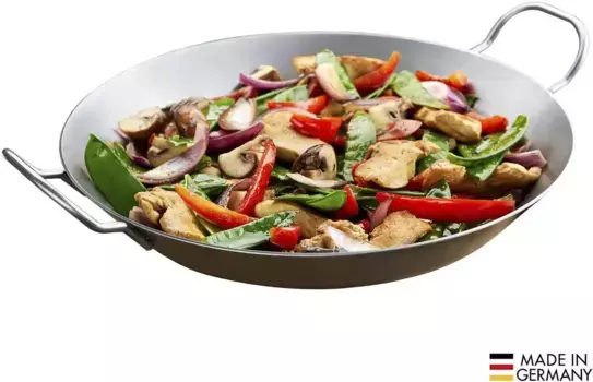 Сковорода-гриль CHG, утюг, (1 шт.), индукционная, производство Германия 28 см + высота 4,5 см., цвет silberfarben