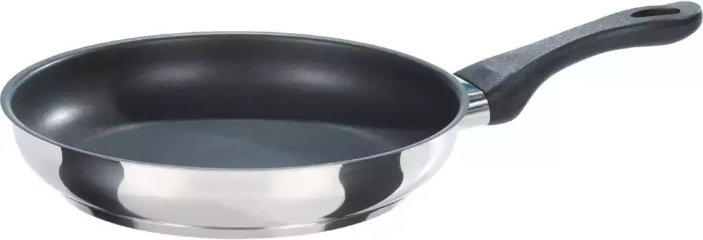 Сковорода GSW "Век", нержавеющая сталь 18/8, (1 шт.), индукция 24 см + высота 5,0 см, цвет edelstahlfarben
