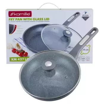 Сковорода индукционная Kamille, темно-серый