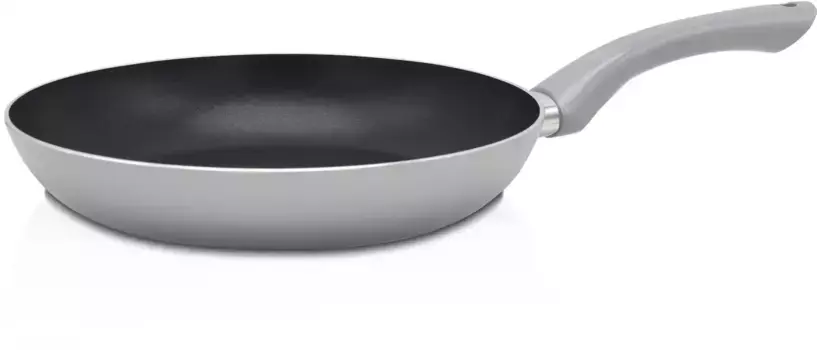 Сковорода Крюгера "Aluminium pan London", алюминий, (1 шт.), подходит для индукционных плит Krger 28 см + высота 5,2 см, серый