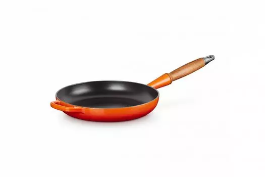 Сковорода Le Creuset Signature Oven Red — 24 см / 1,6 литра — эмалированное антипригарное покрытие, оранжевый