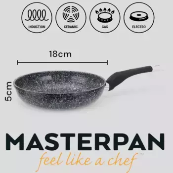 Сковорода Masterpan, серый