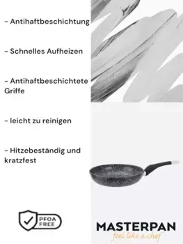 Сковорода Masterpan, серый