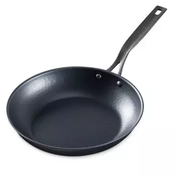 Сковорода Navaris из углеродистой стали 28 см - профессиональная сковорода из углеродистой стали синего цвета - для всех типов плит, включая индукционные - сковорода из углеродистой стали с обжигом, черный