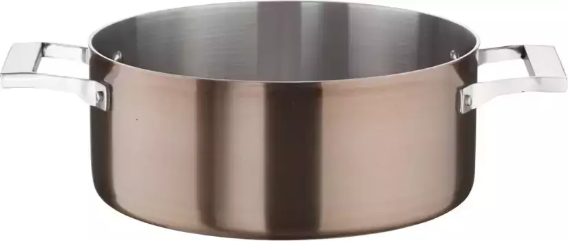 Сковорода PINTINOX "Century" из нержавеющей стали 24 см + высота 9,5 см, цвет altkupferfarben