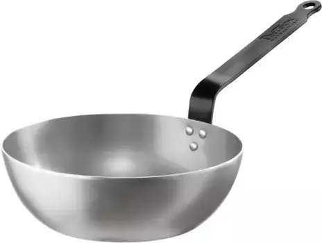 Сковорода PINTINOX "Excalibur", утюг, глубокая, с ручкой, индукционная 28 см + высота 8,6 см, цвет edelstahlfarben