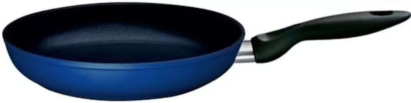 Сковорода Riess Kelomat синяя, 28 см, сковорода, сотейник с антипригарным покрытием, все виды плит