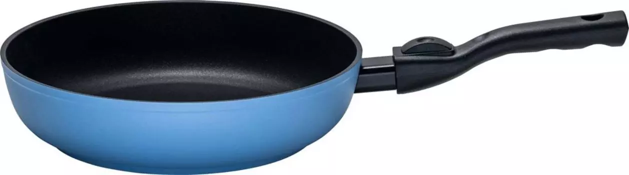 Сковорода Riess Kelomat высокая, 28 см, синяя