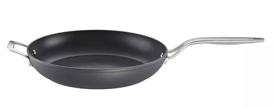 Сковорода Rsle "Raise" 32 см из кованого алюминия с антипригарным покрытием ProPlex 91404, серый