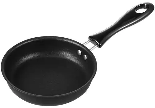 Сковорода с антипригарным покрытием, портативная мини-сковорода диаметром 12 см, маленькая кухонная плита с яйцом-пашот KkvoGmle