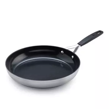 Сковорода с керамическим покрытием Masterpro, черное серебро