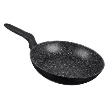Сковорода Satoshi Stoun 24 CM керамическое антипригарное покрытие Мягкая ручка без ПФАС, черный