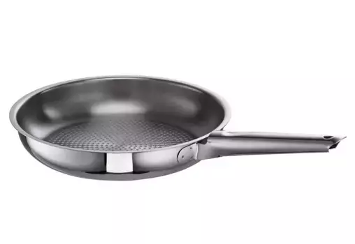 Сковорода SCHULTE-UFER "Romana i", нержавеющая сталь 18/10, (1 шт.), индукция 20 см, цвет silberfarben