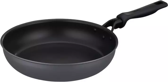 Сковорода серии Thermos Durable, 11,0 дюймов (28 см), серая, совместима с индукционной индукцией, KFM-028 GY, Gray