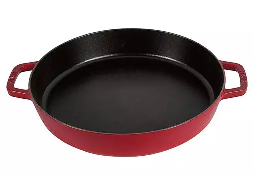 Сковорода STAUB вишнево-красная 34 см, красный