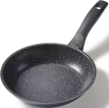 Сковорода STONELINE, литой алюминий, устойчивое к царапинам антипригарное покрытие STONELINE, индукционная индукция 20 см + высота 4,1 см, серый