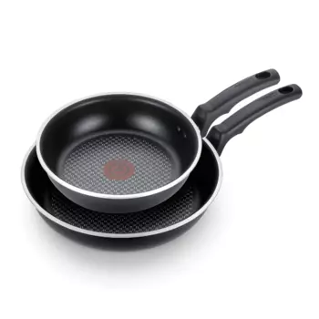 Сковороды T-fal Cook & Strain 9,5 и 11 дюймов, черный