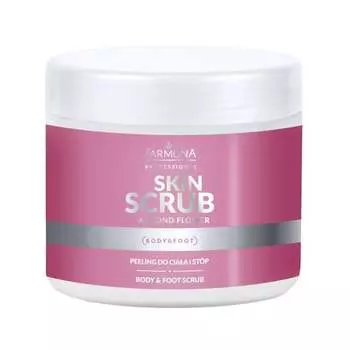 Скраб для кожи Цветок миндаля, пилинг для тела и ног, 500г Farmona, Farmona Professional