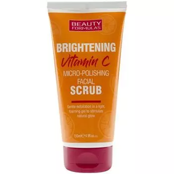 Скраб для лица Brightening Exfoliante Facial Beauty Formulas, 150 ml
