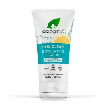 Скраб для лица для жирной кожи Skin Clear Organic Tree Exfoliating Scub Dr. Organic, 150 ml