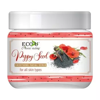 Скраб для лица Exfoliante Facial de Semillas de Amapola Eco U, 140 gr