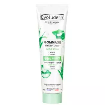 Скраб для лица Exfoliante Facial Hidratante con Aloe Vera Evoluderm, 150 gr