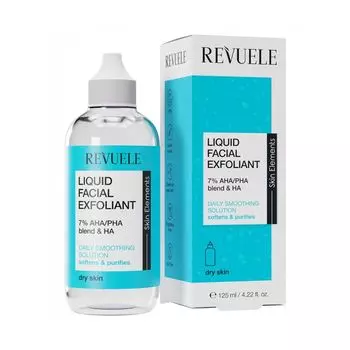 Скраб для лица Exfoliante Facial Lquido 7% AHA/PHA Blend + HA Revuele, 125 ml