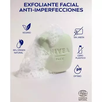 Скраб для лица Naturally Clean Exfoliante Facial Slido Anti-Imperfecciones Nivea, 75 gr