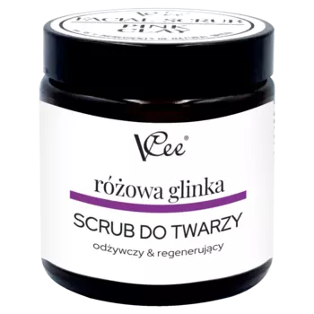Скраб для лица с розовой глиной Vcee, 100 мл