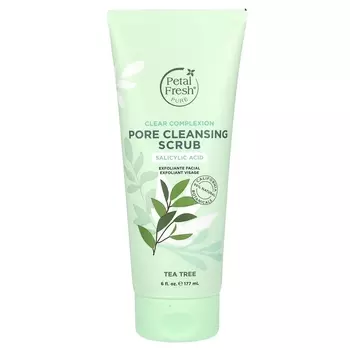 Скраб для очистки кожи Petal Fresh Pure чайное дерево, 177 мл