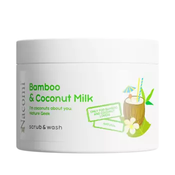 Скраб для тела, 180 мл Nacomi Bamboo&Coconut milk