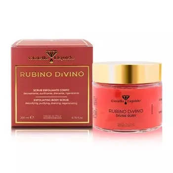 Скраб для тела антицеллюлитный с морской солью для душа и сауны, отшелушивающий с защитным маслом жожоба 200мл Gioiello Liquido