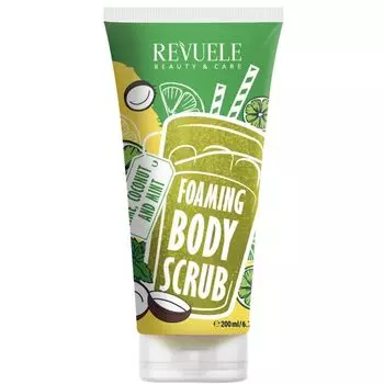 Скраб для тела Foaming Body Scrub Exfoliante Corporal de Lima, Coco y Menta Revuele, 200 ml