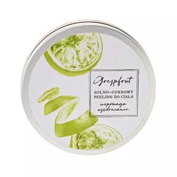 Скраб для тела грейпфрутовый с солью и сахаром Soap&Friends, 220 гр