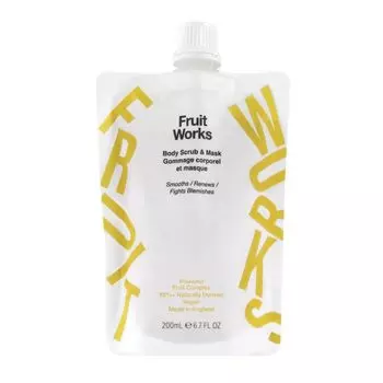 Скраб для тела и маска Fruit Works, 200 мл
